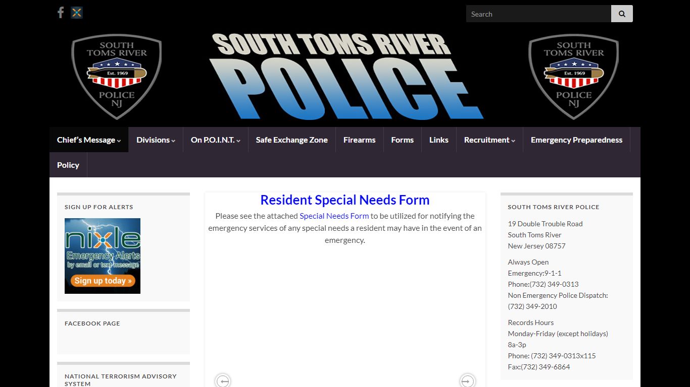 South Toms River Police Department